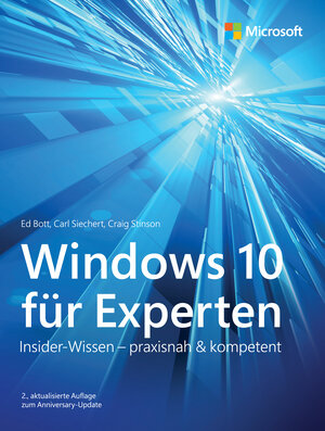 Buchcover Windows 10 für Experten | Ed Bott | EAN 9783960881209 | ISBN 3-96088-120-7 | ISBN 978-3-96088-120-9