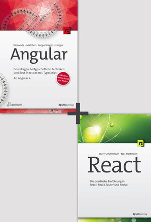Buchcover Angular und React (Bundle) | Gregor Woiwode | EAN 9783960882824 | ISBN 3-96088-282-3 | ISBN 978-3-96088-282-4