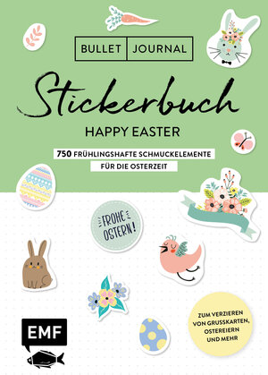Buchcover Bullet Journal – Stickerbuch Happy Easter: 600 frühlingshafte Schmuckelemente für die Osterzeit | Edition Michael Fischer | EAN 9783960936312 | ISBN 3-96093-631-1 | ISBN 978-3-96093-631-2
