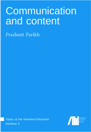 Buchcover Communication and content | Prashant Parikh | EAN 9783961101993 | ISBN 3-96110-199-X | ISBN 978-3-96110-199-3
