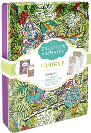 Buchcover Kreatives ausmalen - Fantasie | EAN 9783961280773 | ISBN 3-96128-077-0 | ISBN 978-3-96128-077-3