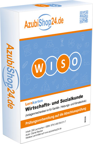 Buchcover Lernkarten Wirtschafts- und Sozialkunde Anlagenmechaniker SHK | Daniel Becker | EAN 9783961590117 | ISBN 3-96159-011-7 | ISBN 978-3-96159-011-7