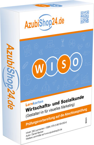 Buchcover WISO Wirtschafts- und Sozialkunde Gestalter für visuelles Marketing Lernkarten Wiso | Daniel Becker | EAN 9783961590506 | ISBN 3-96159-050-8 | ISBN 978-3-96159-050-6