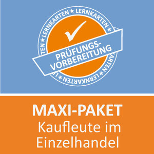 Buchcover Maxi-Paket Lernkarten Kaufmann im Einzelhandel Prüfung | Kurt Radost | EAN 9783961591312 | ISBN 3-96159-131-8 | ISBN 978-3-96159-131-2