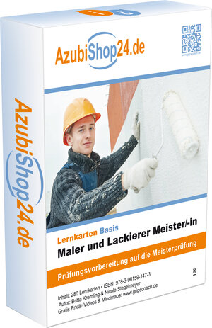 Buchcover Maler und Lackierer Meister Prüfungsvorbereitung Lernkarten | Britta Kremling | EAN 9783961591473 | ISBN 3-96159-147-4 | ISBN 978-3-96159-147-3