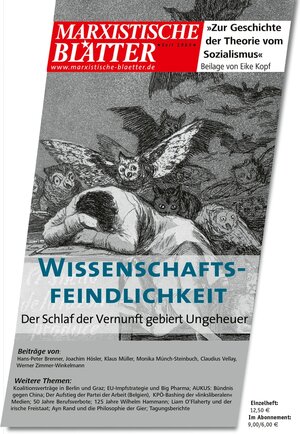 Buchcover Wissenschaftsfeindlichkeit – Der Schlaf der Vernunft gebiert Ungeheuer  | EAN 9783961703517 | ISBN 3-96170-351-5 | ISBN 978-3-96170-351-7