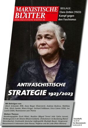 Buchcover Antifaschistische Strategie 1923/2023  | EAN 9783961703623 | ISBN 3-96170-362-0 | ISBN 978-3-96170-362-3