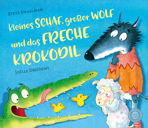 Buchcover Kleines Schaf und großer Wolf und das freche Krokodil | Steve Smallman | EAN 9783961855445 | ISBN 3-96185-544-7 | ISBN 978-3-96185-544-5