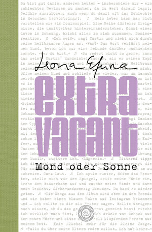 Buchcover eXtRaVaGant - Mond oder Sonne | Leona Efuna | EAN 9783961857173 | ISBN 3-96185-717-2 | ISBN 978-3-96185-717-3