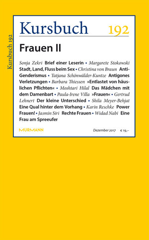 Buchcover Kursbuch 192  | EAN 9783961960019 | ISBN 3-96196-001-1 | ISBN 978-3-96196-001-9