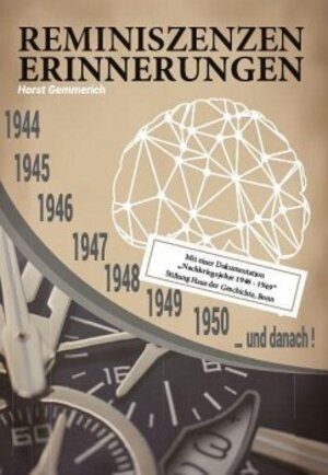 Buchcover Reminiszenzen Erinnerungen | Horst Gemmerich | EAN 9783962005122 | ISBN 3-96200-512-9 | ISBN 978-3-96200-512-2