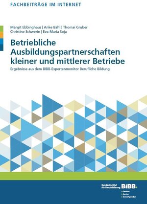 Buchcover Betriebliche Ausbildungspartnerschaften kleiner und mittlerer Betriebe | Margit Ebbinghaus | EAN 9783962080341 | ISBN 3-96208-034-1 | ISBN 978-3-96208-034-1