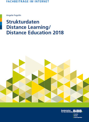 Buchcover Strukturdaten Distance Learning / Distance Education 2018 | Angela Fogolin | EAN 9783962080877 | ISBN 3-96208-087-2 | ISBN 978-3-96208-087-7