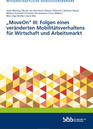Buchcover "MoveOn" III: Folgen eines veränderten Mobilitätsverhaltens für Wirtschaft und Arbeitsmarkt | Anke Mönnig | EAN 9783962082901 | ISBN 3-96208-290-5 | ISBN 978-3-96208-290-1