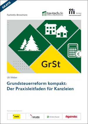 Buchcover Grundsteuerreform kompakt | Uli Weber | EAN 9783962251079 | ISBN 3-96225-107-3 | ISBN 978-3-96225-107-9