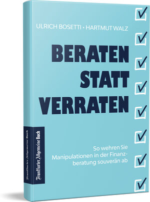 Buchcover Beraten statt Verraten | Ulrich Bosetti | EAN 9783962511241 | ISBN 3-96251-124-5 | ISBN 978-3-96251-124-1