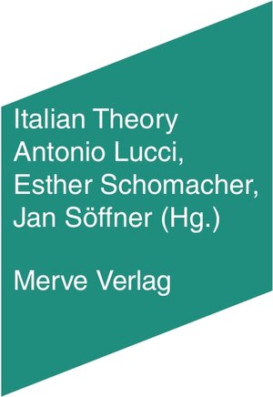 Buchcover Italian Theory | Giorgio Agamben | EAN 9783962730277 | ISBN 3-96273-027-3 | ISBN 978-3-96273-027-7