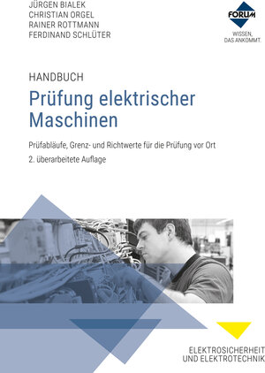 Buchcover Handbuch Prüfung elektrischer Maschinen | Ferdinand Schlüter | EAN 9783963142802 | ISBN 3-96314-280-4 | ISBN 978-3-96314-280-2