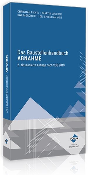 Buchcover Das Baustellenhandbuch Abnahme | Uwe Morchutt | EAN 9783963143168 | ISBN 3-96314-316-9 | ISBN 978-3-96314-316-8