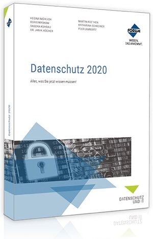 Buchcover Datenschutz 2020 | Regina Mühlich | EAN 9783963143557 | ISBN 3-96314-355-X | ISBN 978-3-96314-355-7