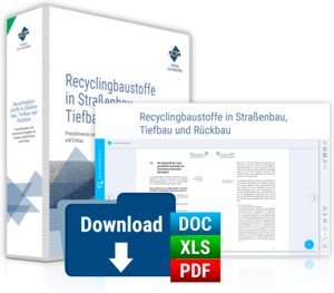 Buchcover Recyclingbaustoffe in Straßenbau, Tiefbau und Rückbau | Michael Dohlen, Dr. rer. nat. | EAN 9783963149221 | ISBN 3-96314-922-1 | ISBN 978-3-96314-922-1