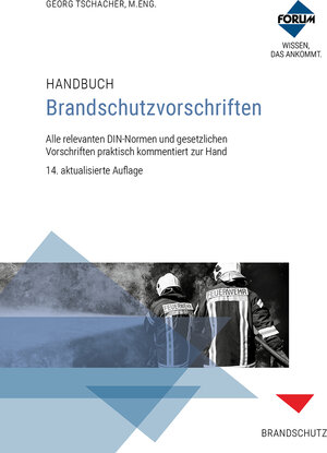 Buchcover Handbuch Brandschutzvorschriften  | EAN 9783963149962 | ISBN 3-96314-996-5 | ISBN 978-3-96314-996-2