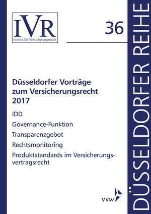 Buchcover Düsseldorfer Vorträge zum Versicherungsrecht 2017  | EAN 9783963290794 | ISBN 3-96329-079-X | ISBN 978-3-96329-079-4