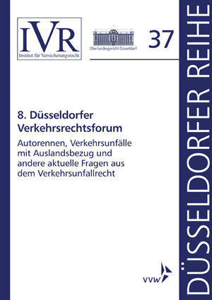 Buchcover 8. Düsseldorfer Verkehrsrechtsforum  | EAN 9783963292019 | ISBN 3-96329-201-6 | ISBN 978-3-96329-201-9