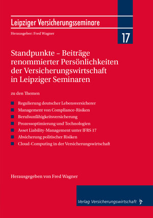 Buchcover Standpunkte – Beiträge renommierter Persönlichkeiten der Versicherungswirtschaft in Leipziger Seminaren | Michael Kurtenbach | EAN 9783963293832 | ISBN 3-96329-383-7 | ISBN 978-3-96329-383-2