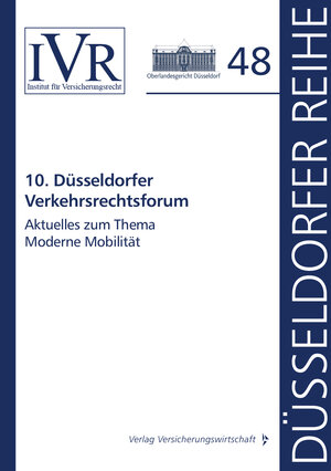Buchcover 10. Düsseldorfer Verkehrsrechtsforum  | EAN 9783963294129 | ISBN 3-96329-412-4 | ISBN 978-3-96329-412-9
