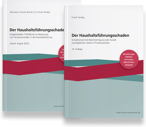 Buchcover Der Haushaltsführungsschaden - Kombipaket | Hermann Schulz-Borck | EAN 9783963294495 | ISBN 3-96329-449-3 | ISBN 978-3-96329-449-5