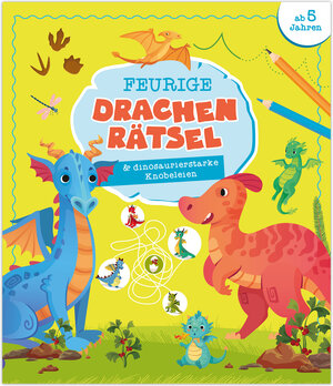 Buchcover Feurige Drachen Rätsel & dinosaurierstarke Knobelein  | EAN 9783963473708 | ISBN 3-96347-370-3 | ISBN 978-3-96347-370-8