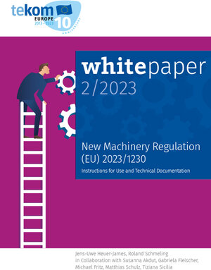 Buchcover New Machinery Regulation (EU 2023/1230) | Jens-Uwe Heuer-James | EAN 9783963930027 | ISBN 3-96393-002-0 | ISBN 978-3-96393-002-7