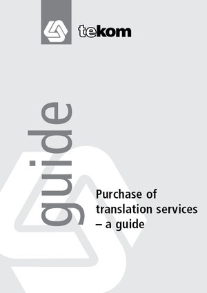 Buchcover Purchase of translation services - A guide | Benedikt Kraus | EAN 9783963930454 | ISBN 3-96393-045-4 | ISBN 978-3-96393-045-4