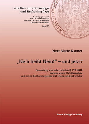 Buchcover „Nein heißt Nein!“ – und jetzt? | Nele Marie Klamer | EAN 9783964100368 | ISBN 3-96410-036-6 | ISBN 978-3-96410-036-8