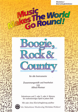 Buchcover Music Makes the World go Round - Boogie, Rock & Country - Klaviersolo- / Klavierbegleitstimme  | EAN 9783964181152 | ISBN 3-96418-115-3 | ISBN 978-3-96418-115-2