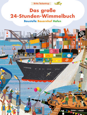 Buchcover Das große 24-Stunden-Wimmelbuch | Britta Teckentrup | EAN 9783964281715 | ISBN 3-96428-171-9 | ISBN 978-3-96428-171-5