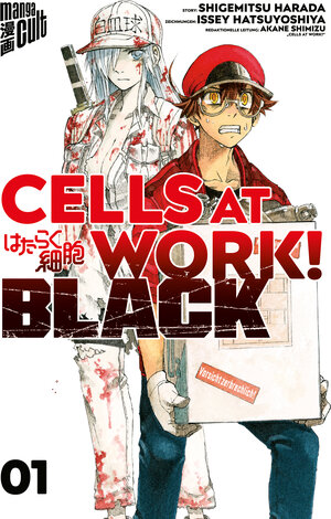 Buchcover Cells at Work! BLACK 1 | Shigemitsu Harada | EAN 9783964332301 | ISBN 3-96433-230-5 | ISBN 978-3-96433-230-1