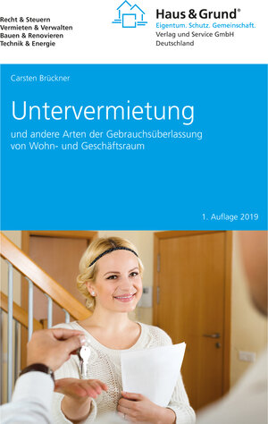 Buchcover Untervermietung | Carsten Brückner | EAN 9783964340016 | ISBN 3-96434-001-4 | ISBN 978-3-96434-001-6