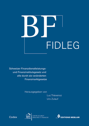Buchcover BF FIDLEG | Urs Zulauf | EAN 9783964434265 | ISBN 3-96443-426-4 | ISBN 978-3-96443-426-5