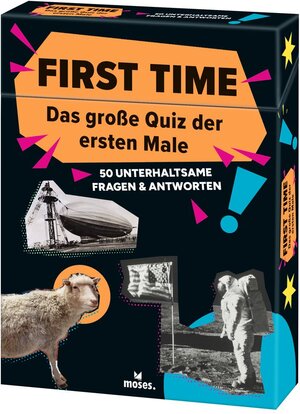 Buchcover First Time - Das große Quiz der ersten Male | Nicola Berger | EAN 9783964552907 | ISBN 3-96455-290-9 | ISBN 978-3-96455-290-7