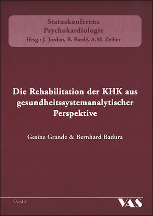 Buchcover Die Rehabilitation der KHK aus gesundheitssystemanalytischer Perspektive | Gesine Grande | EAN 9783964740489 | ISBN 3-96474-048-9 | ISBN 978-3-96474-048-9