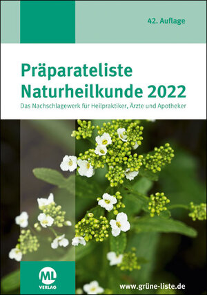 Buchcover Präparateliste der Naturheilkunde 2022 | ML Verlag | EAN 9783964743237 | ISBN 3-96474-323-2 | ISBN 978-3-96474-323-7