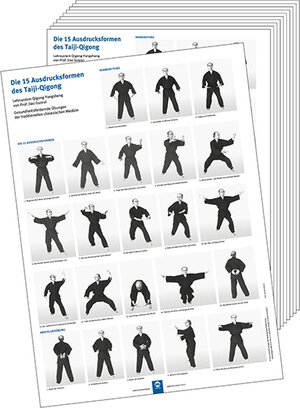 Buchcover Poster - Die 15 Ausdrucksformen des Taiji-Qigong (10 Stück DIN A3) | Jiao Guorui | EAN 9783964743329 | ISBN 3-96474-332-1 | ISBN 978-3-96474-332-9