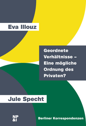 Buchcover Geordnete Verhältnisse – Eine mögliche Ordnung des Privaten | Eva Illouz | EAN 9783964763105 | ISBN 3-96476-310-1 | ISBN 978-3-96476-310-5