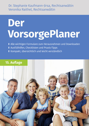 Buchcover Der VorsorgePlaner | Stephanie Kaufmann-Jirsa | EAN 9783965332058 | ISBN 3-96533-205-8 | ISBN 978-3-96533-205-8