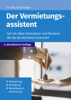 Buchcover Der Vermietungsassistent | Otto N. Bretzinger | EAN 9783965332829 | ISBN 3-96533-282-1 | ISBN 978-3-96533-282-9