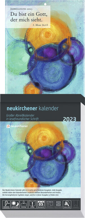 Buchcover Neukirchener Kalender 2023 - Großer Abreißkalender in lesefreundlicher Schrift  | EAN 9783965360327 | ISBN 3-96536-032-9 | ISBN 978-3-96536-032-7