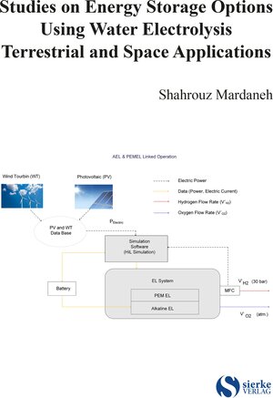 Buchcover Studies on Energy Storage Options Using Water Electrolysis Terrestrial and Space Applications | Shahrouz Mardaneh | EAN 9783965481169 | ISBN 3-96548-116-9 | ISBN 978-3-96548-116-9