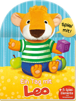 Buchcover Trötsch Pappenbuch mit Fühlelementen Ein Tag mit Leo  | EAN 9783965521988 | ISBN 3-96552-198-5 | ISBN 978-3-96552-198-8
